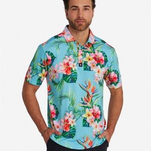 Bad Birdie Tropics Polo in M